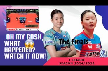 HONOKA HASHIMOTO VS MIWA HARIMOTO | WS🔸F | T. LEAGUE JAPAN