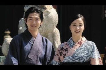 広瀬すず、松下洸平とも夏場の〝冬向け〟撮影の苦労語る 「死ぬほど汗をかいて…」 松下は「びっしょびしょ」 浴衣姿でW主演映画「遠い山なみの光」ヒット祈願に登場