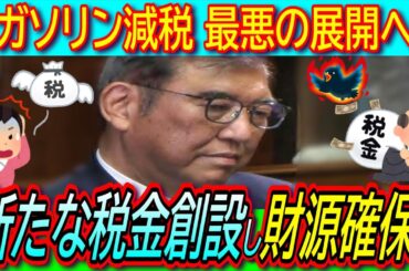 【超悲報】石破政権 ガソリン暫定税率廃止して新しい税を創設!?インフラ整備の大義名分で増税へ【参議院選挙/減税/宮沢税調会長/財源確保】