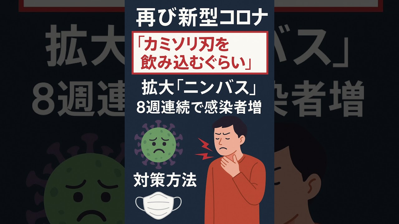 再び新型コロナ感染拡大「ニンバス株」対策方法 #人生 #辛い 再び新型コロナ感染拡大「ニンバス株」対策方法 #人生 #辛い