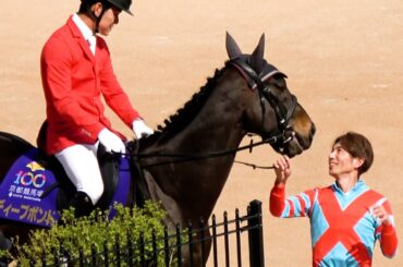 天皇賞(春)dayで【誘導馬】になったディープボンドが和田さんと再会した～ 現地映像