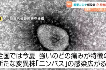 新型コロナ感染拡大　前週の2.5倍超に　新たな変異株「ニンバス」流行も影響か　宮城