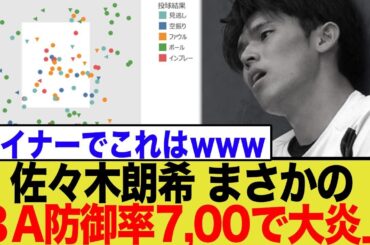 佐々木朗希、3Aでまさかの防御率7,00を叩きだしメジャー復帰どころじゃなくなっている模様www