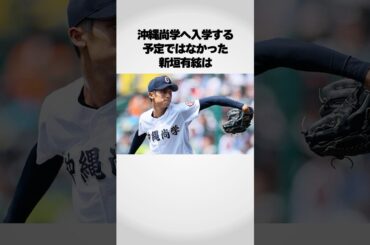 【沖縄尚学】新垣有絃は元々別の強豪校に入学する予定だった..