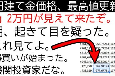 機関投資家の爆買いが始まった！円建て金価格が最高値更新