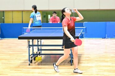第56回 全国中学校 卓球大会ハイライト｜女子個人戦 準決勝　瓜生日咲 対 伊藤友杏  #全中  #北九州  #卓球レポート