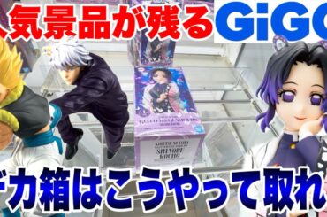 【クレーンゲーム】人気プライズフィギュアが残るGiGOで攻略！デカ箱はこうやって取れ！#鬼滅の刃 #胡蝶しのぶ #橋渡し設定 #UFOキャッチャー  #クレーンゲーム