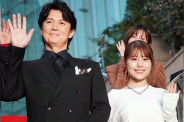 福山雅治＆有村架純ら『ブラック・ショーマン』レッドカーペットに登場🌺！「本当に光栄」と原作者・🔥東野圭吾からの賛辞に感謝
