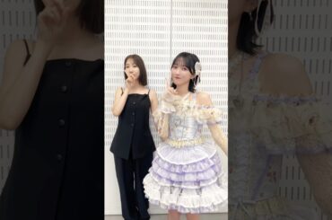 柏木由紀 さんと 『内緒バナシ 』を撮影させていただきました🎐゛ ありがとうございました✨ #イコールラブ #イコラブ #野口衣織 #柏木由紀