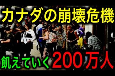 【衝撃】カナダがまさかの食糧危機！200万人が飢える事態に！もはやカナダで普通に暮らすことはできない！【JAPAN 日本の凄いニュース 光岡克己の政経社会】