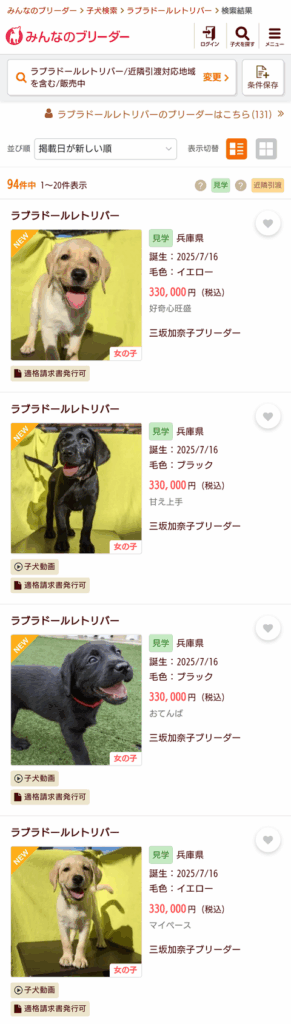 【画像】1体で330,000円もする最新のラブラドールがこれ