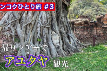【おばちゃんの一人旅】バンコクひとり旅 ＃3／日帰りツアーでアユタヤ観光