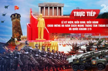 Lễ kỷ niệm diễu binh, diễu hành 80 năm Cách mạng Tháng Tám thành công và Quốc khánh 2/9 | VTV24