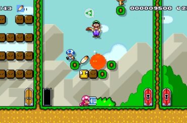 瞬時の判断でカギを取る！【マリオメーカー2】