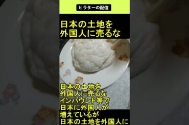 日本の土地を外国人に売るな 自民党 きちんと規制しろ 2025.09.03 ヒラターの配信 ショート #shorts