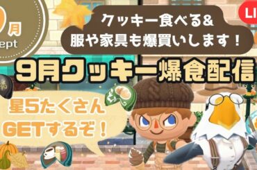 【ポケ森コンプリート】星5絶対欲しい！9月クッキー爆食&服や復刻家具爆買い配信！/キャンプ場レイアウト