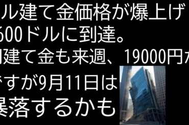 ドル建て金価格、初めて3600ドル到達。何が起きたのか