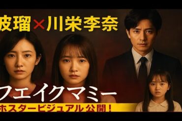 🌸波瑠×川栄李奈ついに激突🔥ドラマ『フェイクマミー』ポスター公開‼️Snow Man向井康二も父親役で参戦💥 || Snow man family
