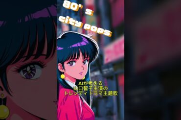 AIが考えるトレンディドラマ主題歌𓈒𓂂𓏸💭誰主演っぽいかコメントで教えてください！#80s #citypop #懐メロ