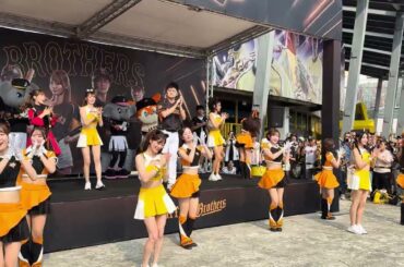 2025/9/6 CPBL 讀賣巨人啦啦隊 VENUS/廖小安(Ann)/君白(Pai)/貴貴(Sammy)/桃子(Momoko)-新嗆司曲教學 中信兄弟《新風×進化》讀賣巨人聯名主題日