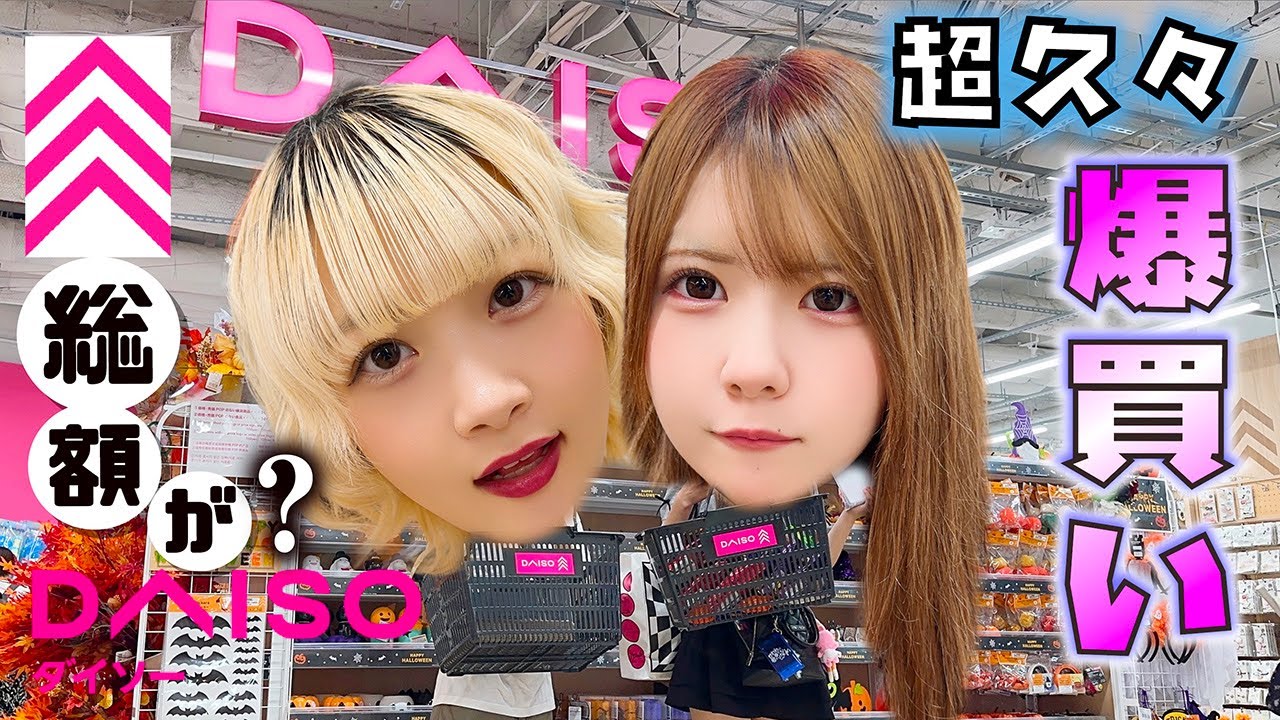 【爆買い】超お久しぶりのDAISO(ダイソー)で姉妹ショッピングな総額が…【のえのん】 【爆買い】超お久しぶりのDAISO(ダイソー)で姉妹ショッピングな総額が…【のえのん】