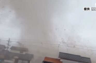 牧之原市と吉田町の竜巻“国内最大級”風速約75m/sと気象庁 掛川の突風「竜巻の可能性高い」＝静岡