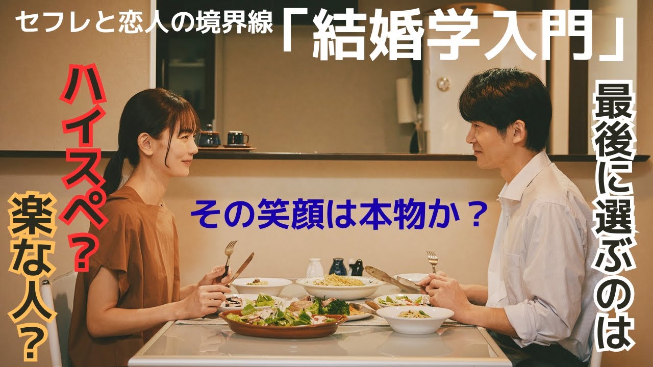 【セフ恋】【セフレと恋人の境界線】第2話「結婚学入門」鑑賞後感想/理想の結婚相手とは?ハイスペか一緒にいて楽な人か?《ウーママ/きゃりー/MINTO》 【セフ恋】【セフレと恋人の境界線】第2話「結婚学入門」鑑賞後感想/理想の結婚相手とは?ハイスペか一緒にいて楽な人か?《ウーママ/きゃりー/MINTO》