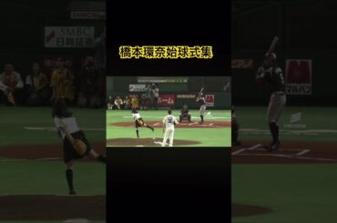 #始球式　橋本環奈