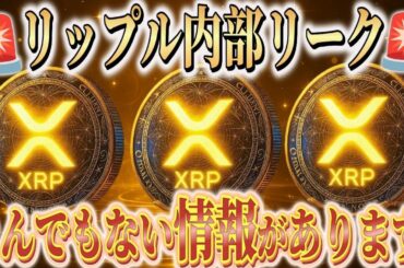XRPで天変地異急に稼げる、内部リーク情報があります！