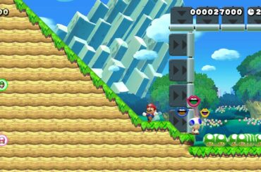 勢いで行くと詰んでしまうトラップｗｗｗｗ【マリオメーカー2】