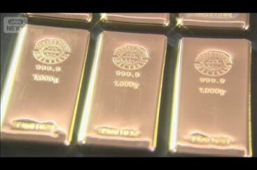 【速報】金の国内小売り価格　史上初めて1gあたり1万9000円超える(2025年9月9日)
