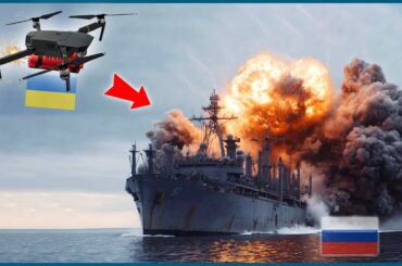 Ukraine Waited for Russian Commanders to Celebrate - Then Blew Up Russia’s Floating Fortress