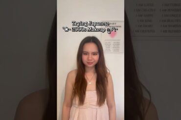 Trying Japanese 2000s Makeup 🇯🇵💄 Satomi Ishihara #2000smakeup #japanesemakeup