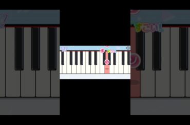 音楽リズムゲーム1753.懐メロ.YEAH!めちゃホリディ.松浦亜弥. #リズムゲーム #piano