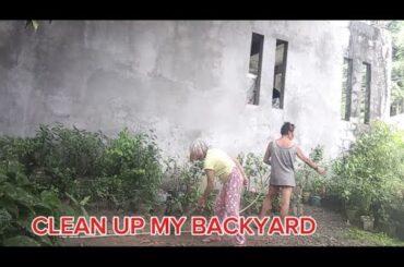 ローラ・マリア・マカイラオ83歳と一緒に裏庭を掃除しましょう