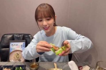 与田祐希とお肉　2025/9/16