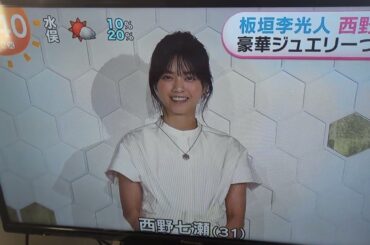 めざましテレビフランス館西野七瀬がかわいい。