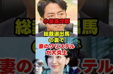 小泉進次郎総裁選出馬の裏で妻のクリステルが大炎上 #自民党 #小泉進次郎 #総裁選 #政治