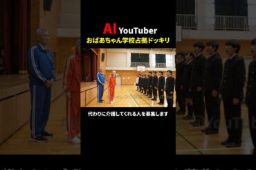 AIおばあちゃんが孫の学校占拠したドッキリでまさかの結果に