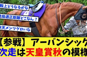 【競馬】アーバンシック、次走は天皇賞秋になる模様に対する反応集【競馬の反応集】