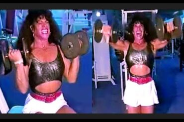 Female Bodybuilder Laura Vukov Crazy Workout II