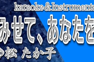 みせて、あなたを/松 たか子/アナと雪の女王2/カラオケ＆instrumental/歌詞/ShowYourself/TakakoMatsu
