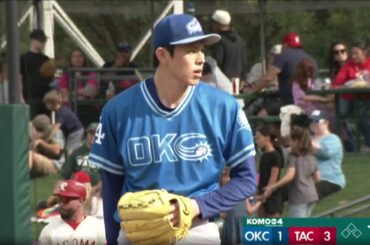 佐々木朗希が2度目のリリーフ登板　1回3者凡退の好投、最速157.6キロ !! 最後は落差のあるスプリットで空振り三振を奪った