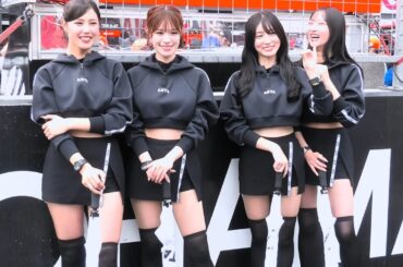 【広瀬晏夕さん/真木しおりさん/一之瀬優香さん/川瀬もえさん ARTA GALS 】SUPERGT  ピットウォークの模様 スポーツランドSUGO 2025.09.21