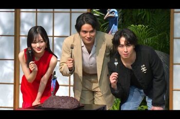 水上恒司＆山下美月＆Snow Man宮舘涼太、“火喰い鳥おはぎ”で大ヒット祈願！　映画「火喰い鳥を、喰う」　思いの詰まった私物も披露