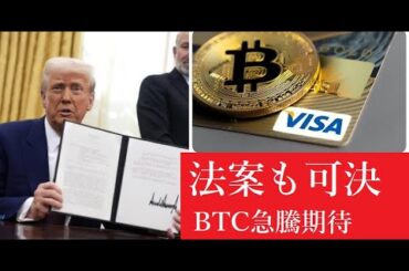 【仮想通貨】BTCは4000万円に？ビットコインとVISAが提携「カード販売」