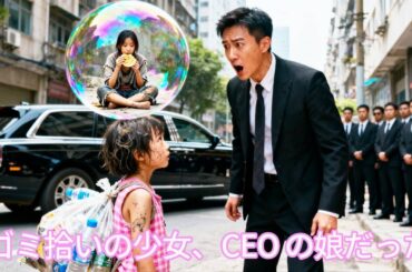 「日本語の吹き替え」6 歳のゴミ拾い少女が CEO を止め、ママを救ってくれとお願い。DNA 鑑定で CEO は驚き、すぐに豪門に連れ帰って愛で包む！ #人気短編ドラマ