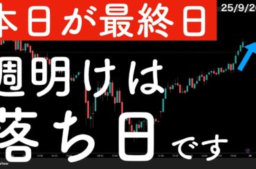 【本日が最終日】週明けは落ち日です！　#米国株 #日経平均