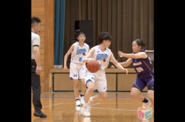 #バスケ 東北女王の2年生ガード躍動💥決勝で圧巻ハンドリング！齋藤凌花 (聖和学園高校2年/SG/165cm/No.12)[高校バスケ東北大会2024] #shotrs #高校バスケ