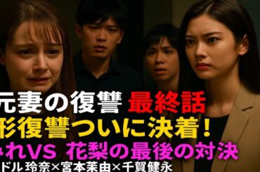 元妻の復讐 最終話🔥整形復讐ついに決着！すみれVS花梨の最後の対決💔希望か破滅か…【トリンドル玲奈×宮本茉由×千賀健永】